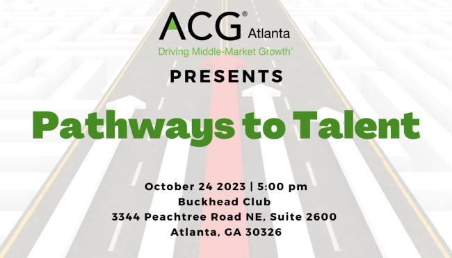 ACG Atlanta Access to Talent ACG Atlanta